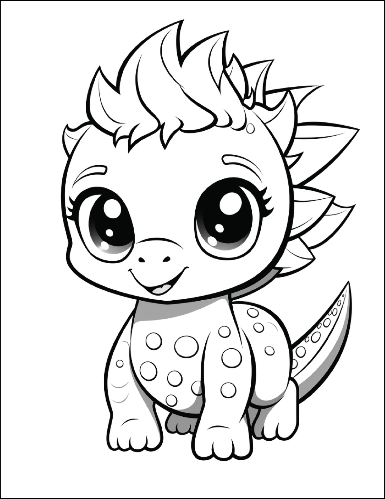 NEw Baby Dinosaur Coloring Book – Fun & 5. Spiral Bound Coloring Book