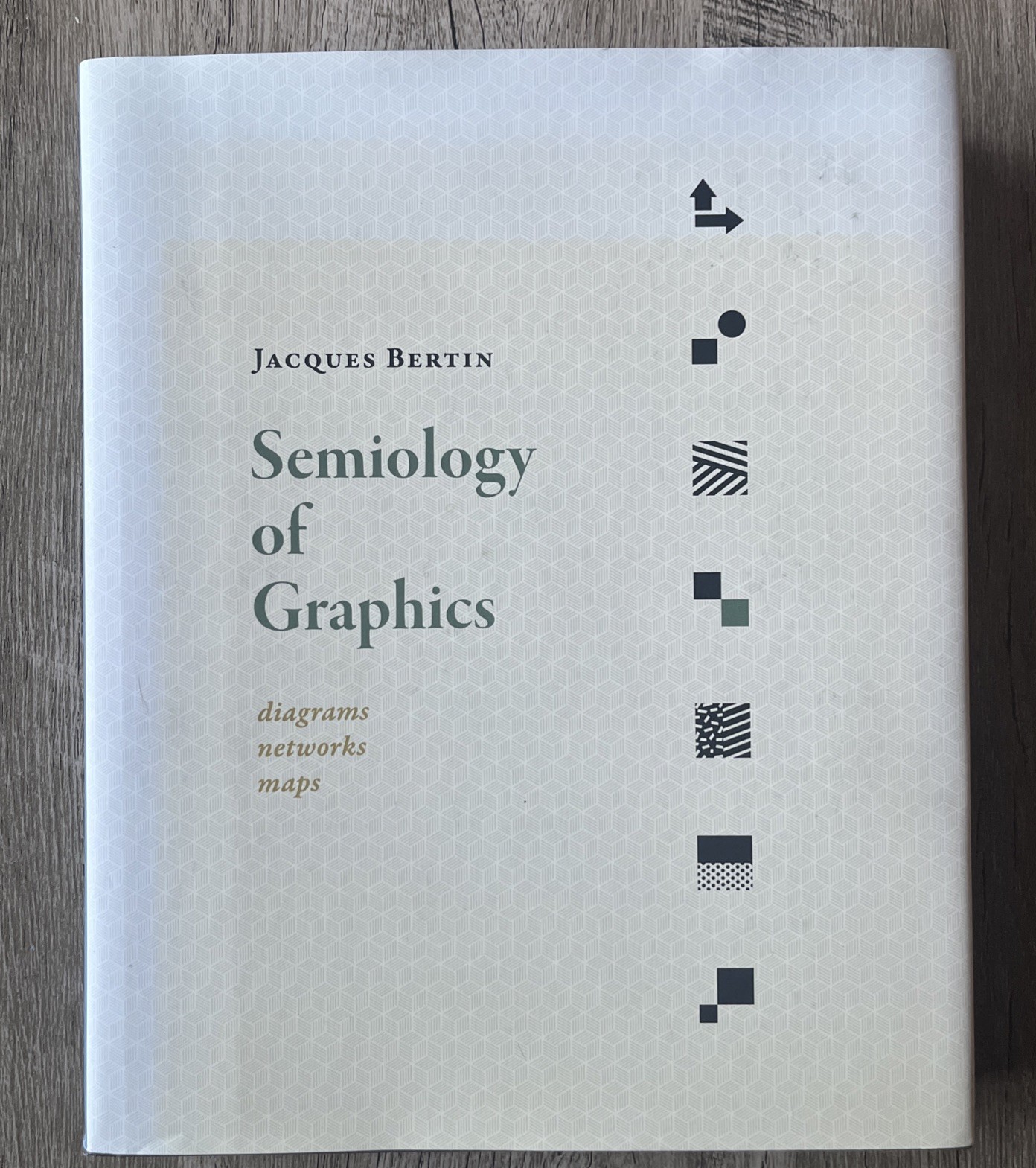 SEMIOLOGY OF GRAPHICS: DIAGRAMS, NETWORKS, MAPS, Jacques Bertin Hardcover ESRI