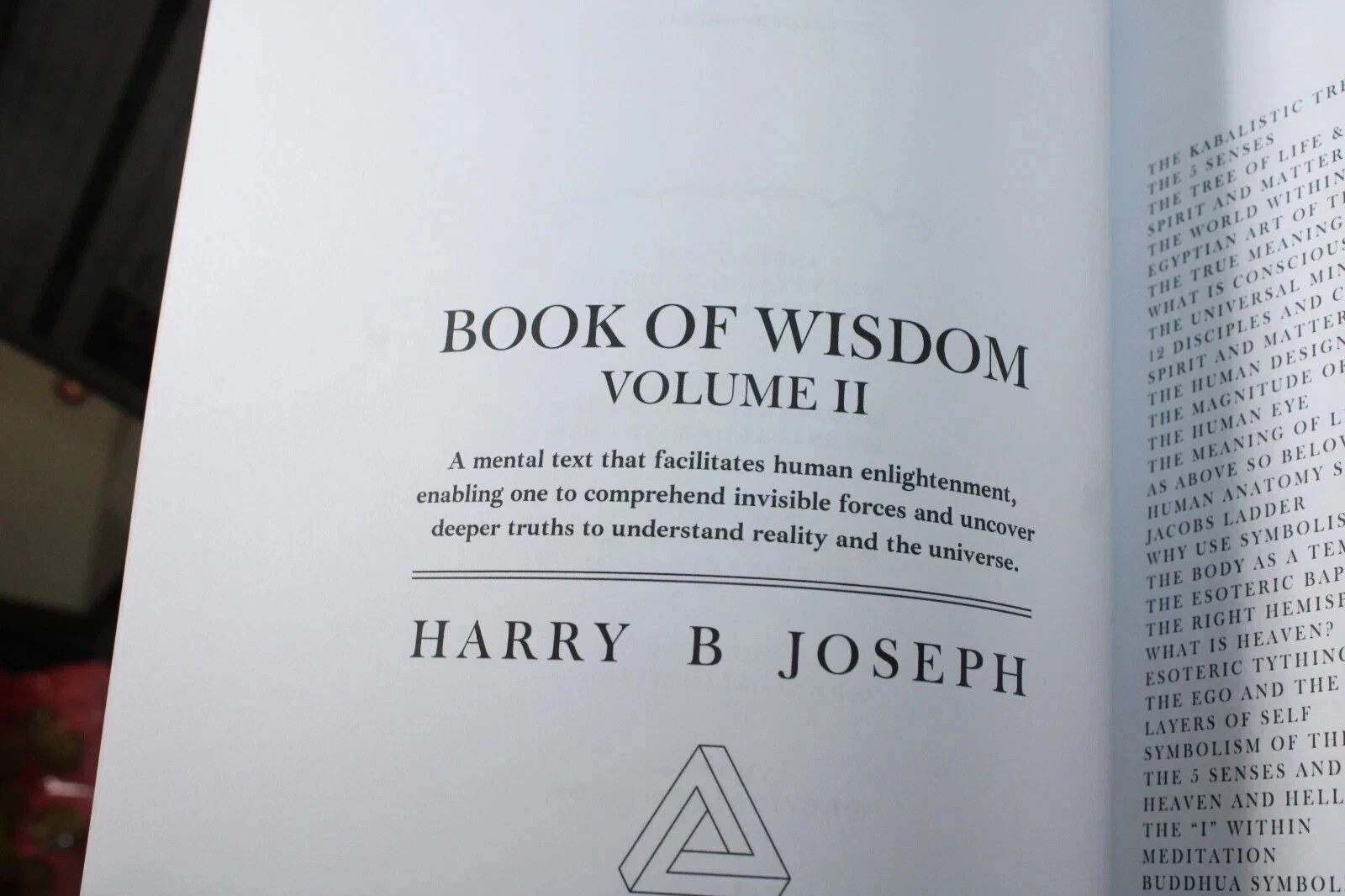 Book of Wisdom Volumes 1 & 2 by Harry B. Joseph (Paperback 2-Book Bundle)…