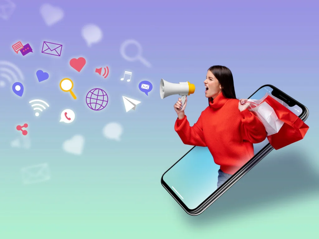 Paid media in POEM model in digital marketing.