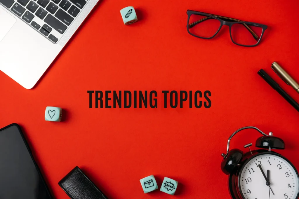 Balancing evergreen and trending topics in content strategy for trending topics.