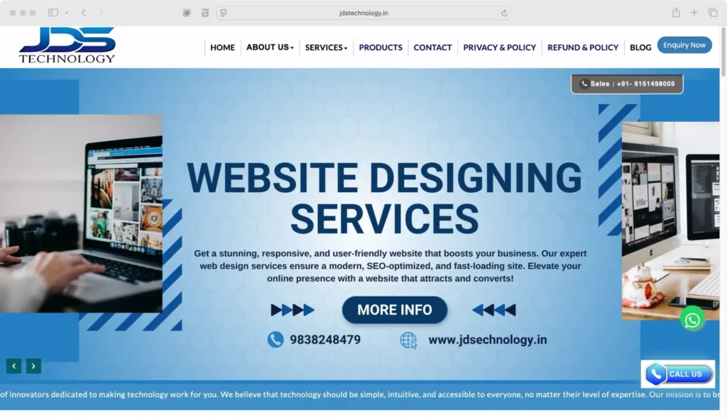 JDS Technology provides web development and IT solutions in Varanasi.