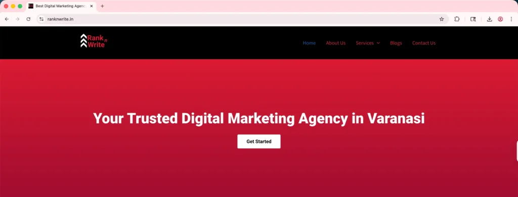 RanknWrite is featured among SEO agencies in Varanasi.